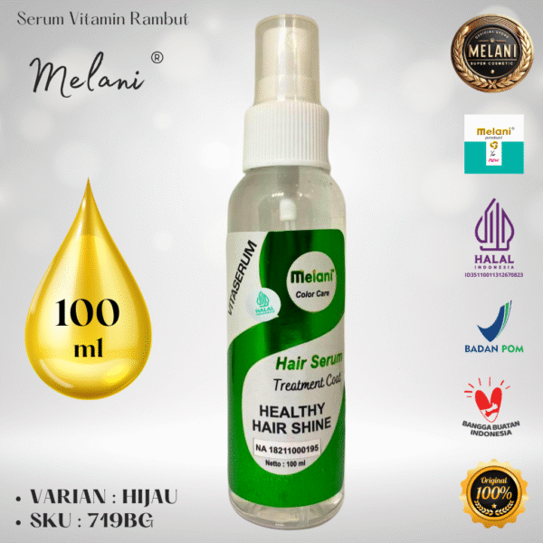 719B Melani Serum Vitamin Rambut 100 ml | 8 Pilihan Warna - BPOM dan HALAL Terdaftar - Gambar 7