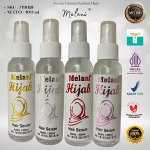 719HJB Melani Serum Vitamin Rambut Hijab 100 ml | 4 Pilihan Warna – BPOM dan HALAL Terdaftar