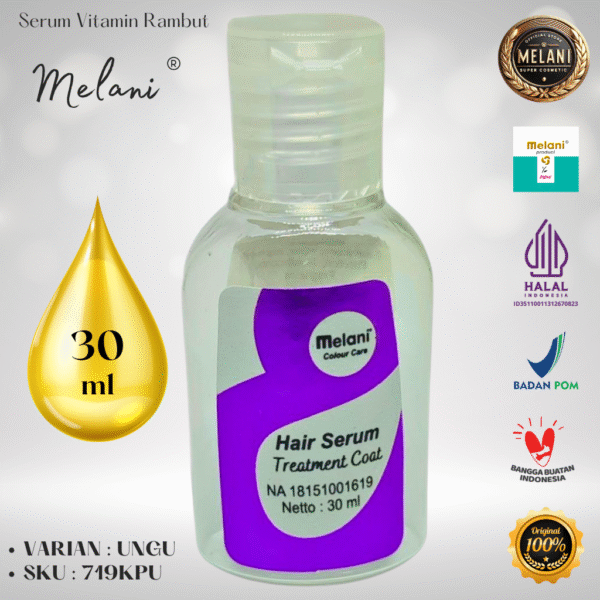 719K Melani Serum Vitamin Rambut 30 ml | 8 Pilihan Warna - BPOM dan HALAL Terdaftar - Gambar 5