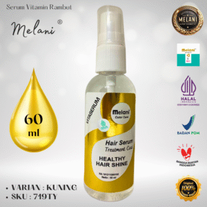 719T Melani Serum Vitamin Rambut 60 ml | 8 Pilihan Warna – BPOM dan HALAL Terdaftar